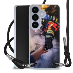 New Carry Case Transparent Stoff schwarz/silber