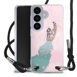 New Carry Case Transparent Stoff schwarz/silber