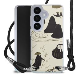 New Carry Case Transparent Stoff schwarz/silber