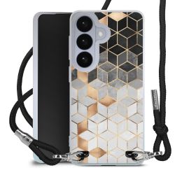 New Carry Case Transparent Stoff schwarz/silber