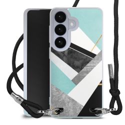 New Carry Case Transparent Stoff schwarz/silber