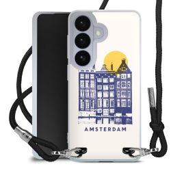 New Carry Case Transparent Stoff schwarz/silber