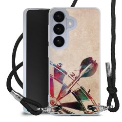 New Carry Case Transparent Stoff schwarz/silber