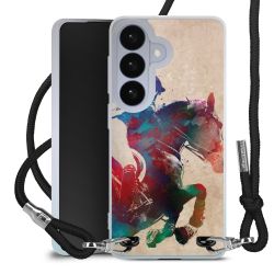 New Carry Case Transparent Stoff schwarz/silber