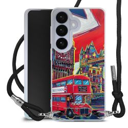 New Carry Case Transparent Stoff schwarz/silber