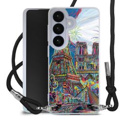 New Carry Case Transparent Stoff schwarz/silber