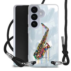 New Carry Case Transparent Stoff schwarz/silber