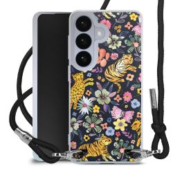 New Carry Case Transparent Stoff schwarz/silber