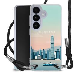 New Carry Case Transparent Stoff schwarz/silber