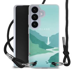 New Carry Case Transparent Stoff schwarz/silber