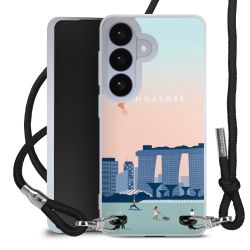 New Carry Case Transparent Stoff schwarz/silber