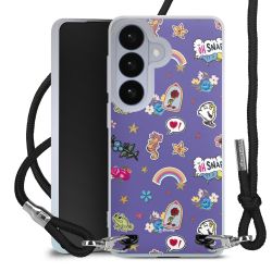 New Carry Case Transparent Stoff schwarz/silber