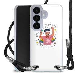 New Carry Case Transparent Stoff schwarz/silber