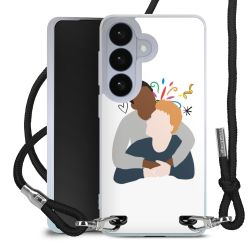 New Carry Case Transparent Stoff schwarz/silber