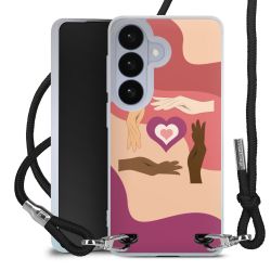 New Carry Case Transparent Stoff schwarz/silber