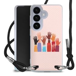 New Carry Case Transparent Stoff schwarz/silber