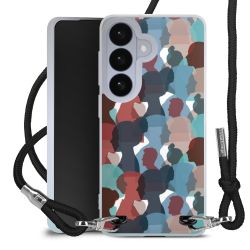 New Carry Case Transparent Stoff schwarz/silber