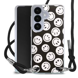 New Carry Case Transparent Stoff schwarz/silber