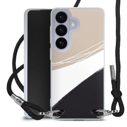 New Carry Case Transparent Stoff schwarz/silber