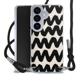 New Carry Case Transparent Stoff schwarz/silber