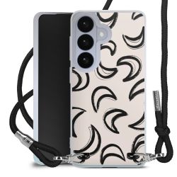 New Carry Case Transparent Stoff schwarz/silber