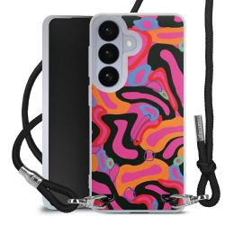 New Carry Case Transparent Stoff schwarz/silber