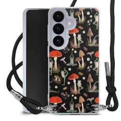 New Carry Case Transparent Stoff schwarz/silber