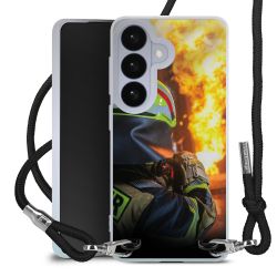 New Carry Case Transparent Stoff schwarz/silber