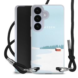 New Carry Case Transparent Stoff schwarz/silber