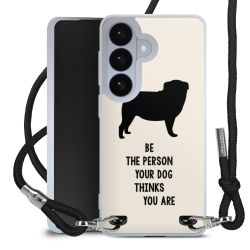 New Carry Case Transparent Stoff schwarz/silber