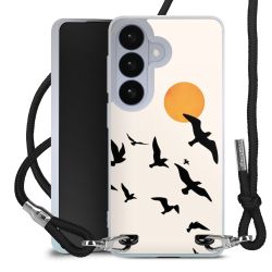 New Carry Case Transparent Stoff schwarz/silber