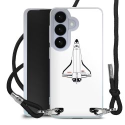 New Carry Case Transparent Stoff schwarz/silber