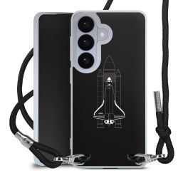 New Carry Case Transparent Stoff schwarz/silber