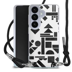 New Carry Case Transparent Stoff schwarz/silber