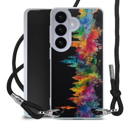 New Carry Case Transparent Stoff schwarz/silber