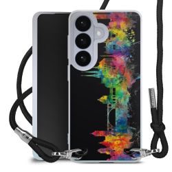 New Carry Case Transparent Stoff schwarz/silber