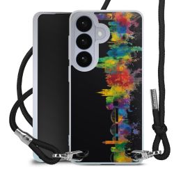 New Carry Case Transparent Stoff schwarz/silber