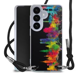 New Carry Case Transparent Stoff schwarz/silber