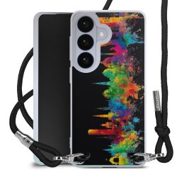 New Carry Case Transparent Stoff schwarz/silber