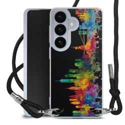 New Carry Case Transparent Stoff schwarz/silber