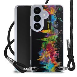 New Carry Case Transparent Stoff schwarz/silber