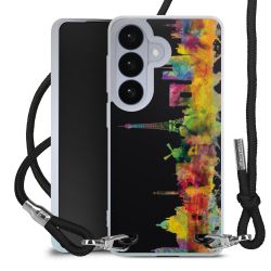 New Carry Case Transparent Stoff schwarz/silber