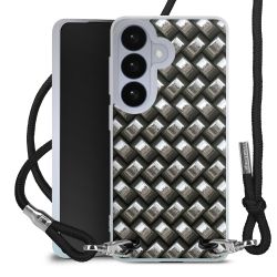 New Carry Case Transparent Stoff schwarz/silber