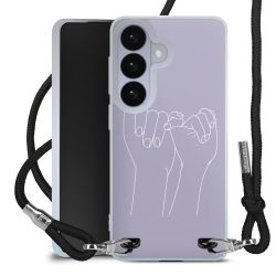 New Carry Case Transparent Stoff schwarz/silber