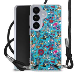 New Carry Case Transparent Stoff schwarz/silber