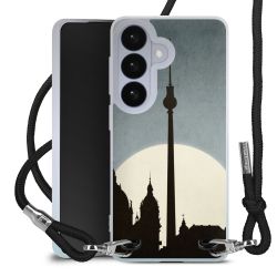 New Carry Case Transparent Stoff schwarz/silber