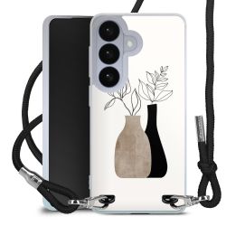 New Carry Case Transparent Stoff schwarz/silber