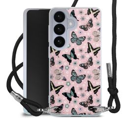 New Carry Case Transparent Stoff schwarz/silber