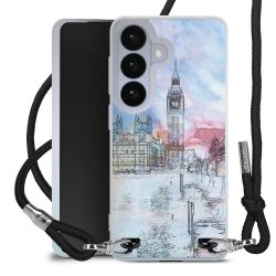 New Carry Case Transparent Stoff schwarz/silber