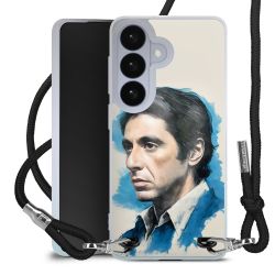 New Carry Case Transparent Stoff schwarz/silber